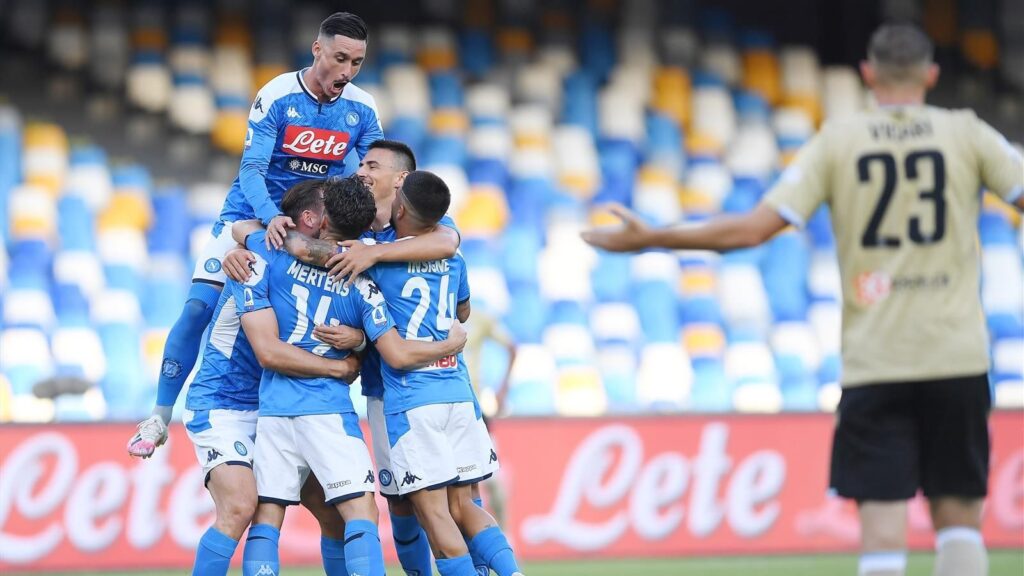 Napoli scored three goals against SPAL