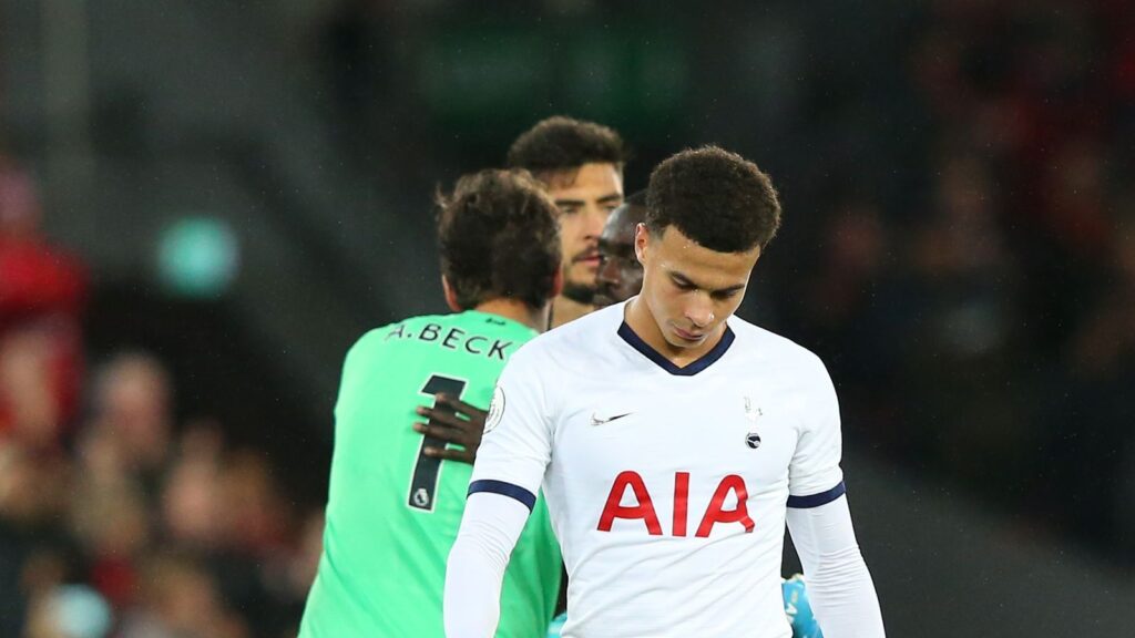 Dele Alli will miss Tottenham ‘s come back to Premier League action with Manchester United