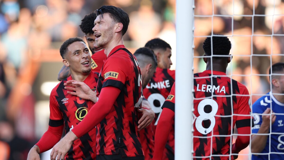 Football Results: Bournemouth 3-0 Everton